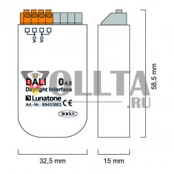 Lunatone 89453863 DALI Daylight Bluetooth интерфейс