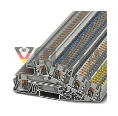 Phoenix Контакт 3214049 PTI 4-PE/L/N клемма для защитного провода цвет: серый PE/L/N