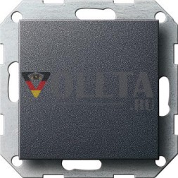 Gira 026828 Заглушка с опорным кольцом System 55 Антрацит