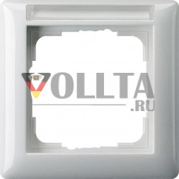 Gira 109103 Standard55 рамка 1-я, цвет:чисто белый, тон:глянец