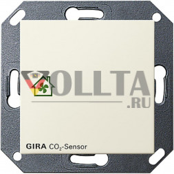 Gira 238101 System55 CO2-Sensor цвет: кремово-белый, тон:глянец