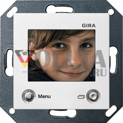 Gira 128603 System55 TFT-Цветной дисплей,цвет:чисто белый, тон:глянец