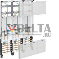 Hager ZL33X4 полная панель 3Z 3 точки 1050 мм 3 поля