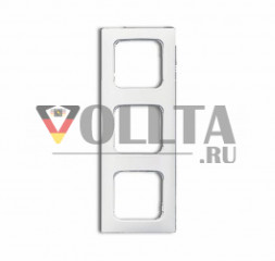 Busch-Jaeger 2513-214K-102 Reflex SI, Linear рамка,3 группы, цвет: альпийский белый 