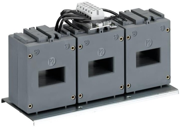 ABB Stotz-Kontakt CT5L500R/4, 3-фазный трансформатор тока 500R/4 Рекомендуемый диапазон номинального тока 310 500A, 1SAJ929501R0500