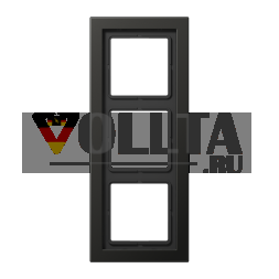 Рама Jung ALD2983AN 3-х сторонняя, вертикальный и горизонтальный монтаж, окрашенный алюминий, LS-DESIGN, антрацит (окрашенный алюминий)