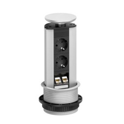 EVOline Port DATA / черный / 2 выдвижных разъема / 2 разъема RJ45
