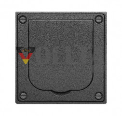 Busch-Jaeger 1705U-101 серия:Allwetter44 пустой Корпус / Корпус -скрытый алюминевый цвет: серый