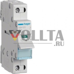 Переключатель Hager SBN125 1-полюсный 25А