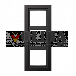 Рама Jung ALD2983D 3-х сторонняя, вертикальный и горизонтальный монтаж, окрашенный алюминий, LS-DESIGN, темный (окрашенный алюминий)