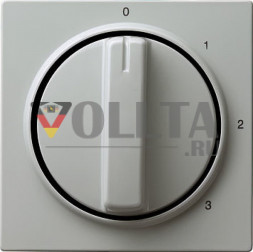 Gira 066942 S-Color Накладка с ручкой для трехступенчатого переключателя, цвет:серый, тон:глянец