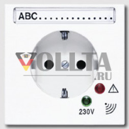 Jung LS521KINAUFO LS990 SCHUKO-розетка 16А, цвет:оранжевый