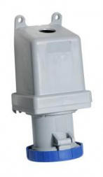 ABB Stotz-Kontakt 263RS9W, настенная розетка для поверхностного монтажа, 63 A 9h, IP67, 2P+E, 2CMA167308R1000