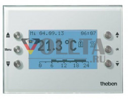 Theben 8269210 VARIA826S KNX многофункциональное , дисплей стекло, белый