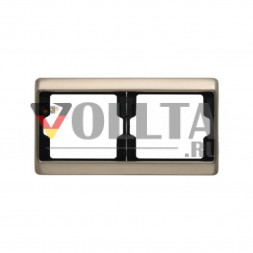 Berker 13640001 Arsys рамка двойная, горизонтальная, цвет: светло-бронзовый
