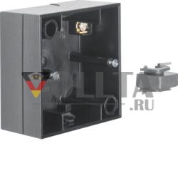 Berker 10418935 Корпус для поверхностного монтажа 1-полосный черный, глянцевый Berker S.1