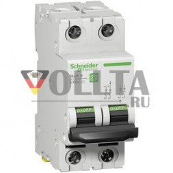 Schneider Electric M9U21263 M9 C60H-DC 2P 63A C 500V-DC автоматический выключатель