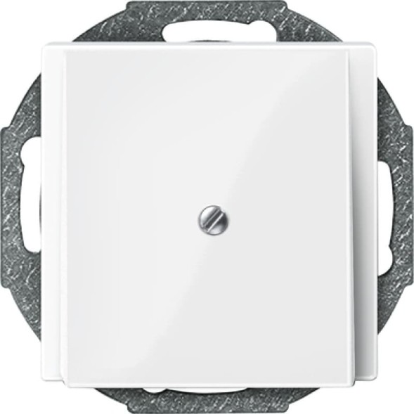 Schneider серия: Merten 296319 System M Выход кабеля крышка, цвет:полярная белизна, тон:глянец