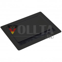 EVOline Fliptop Push M / Netbox 4x розетка / Окрашен в черный цвет