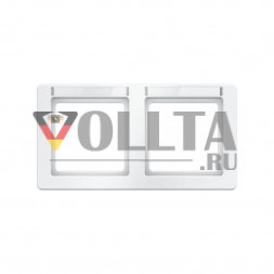 Berker 10226019 Q1 рамка двойная,  горизонтальная, цвет:полярная белизна