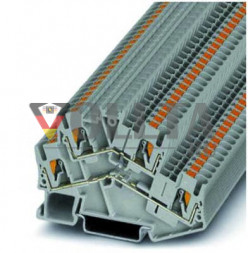 Phoenix Контакт 3209604 PTTBS 2,5 двухъярусная клемма цвет: серый