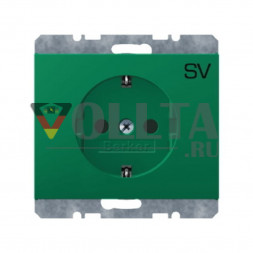 Berker 47157113 K1 SCHUKO-розетка  16А, со штампом SV