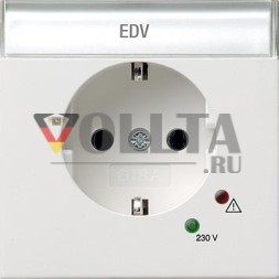 Gira 0451112 SCHUKO розетка защита от перенапряжения накладной выключатель чисто белый