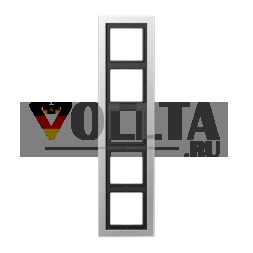 Рама Jung ALD2985-L 5-позиционная, вертикальный и горизонтальный монтаж, LS-DESIGN, алюминий (окрашенный)