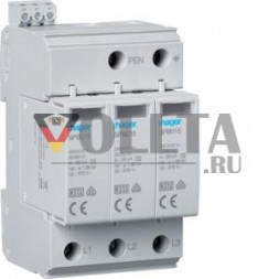 Hager SPB315 T2 3P 40kA TNC индикация неисправности ограничитель перенапряжения