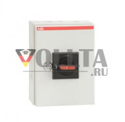 ABB Stotz-Kontakt OTL25B3M, выключатель-разъединитель в корпусе 3-полюсный 25A 690V с черной ручкой, 1SCA022562R2400