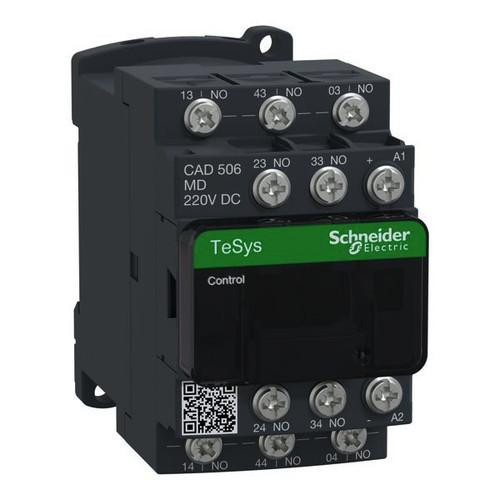 Контактор Schneider Electric CAD506MD 5S 220 В постоянного тока