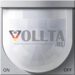 Gira 230226 System55 System2000 датчик движения, 2 крышка, комфорт  цвет: алюминевый