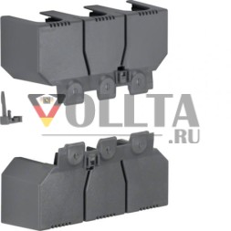 Крышка клемм Hager HYB023H x250 3-полюсная широкая
