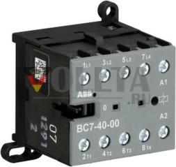 ABB Stotz-Kontakt BC7-40-00-07 Миниатюрный контактор 12 В постоянного тока, GJL1313201R0007