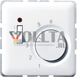 Jung TRCD231PT CD500 Регулятор температуры помещения, цвет: платина