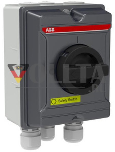 ABB Stotz-Kontakt OTA16S3G 3-полюсный 7,5 кВт 16A 400 В выключатель безопасности, 1SCA142663R1001