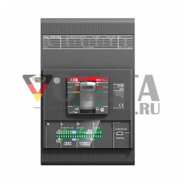 ABB Stotz-Kontakt 1SDA075419R0001 XT4N 250 Ekip LSI In=60A 3p FF UL/CSA автоматический выключатель
