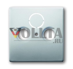 Центральная пластина Busch-Jaeger 1743-866, как крышка для стандартных антенных гнезд, нержавеющая сталь