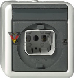 Gira 016930 WG AP световой сигнал E10/E14 цвет:серый