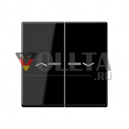 Jung A595KO5PSW A500 KNX кнопка, клавиша крышка, цвет: черный