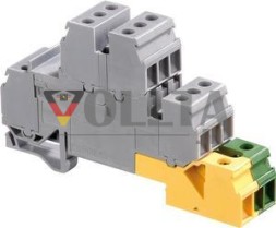 Монтажная клеммная колодка ABB D4/6.LNTP7 4мм30А,18мм