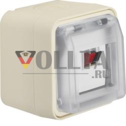 Berker 11963502 коробка для подключения громкоговорителей с откидной крышкой AP полярно-белый матовый Berker W.1