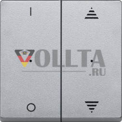 Schneider серия: Merten 625660 System M KNX Клавиша для модуля, крышка, цвет: алюминевый, тон: матовый