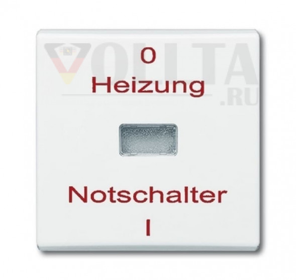 Busch-Jaeger 2102H-32 серия:Allwetter44  отопление аварийный выключатель крышка, цвет: кремово-белый