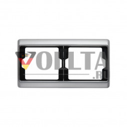 Berker 13640004 Arsys рамка двойная, горизонтальная, цвет: благородная сталь