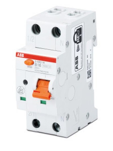 ABB Stotz-Kontakt S-ARC1 M C16, AFDD+LS S-ARC1M-C16, 10kA, 1P+N, 2TE устройство защиты от дугового замыкания + LS, 2CSA275901R9164