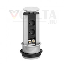 EVOline Port DATA / Белый / 2 выдвижных разъема / 2 RJ45