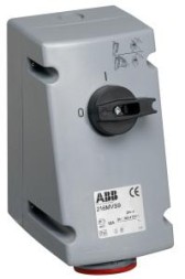 ABB Stotz-Kontakt 432MVS3W, розетка настенная переключаемая, 32 A 3h, IP67, 3P+N+E, 2CMA167886R1000