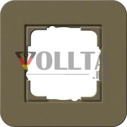 Gira 0211416 рамка 1f Gira E3 Umbra/чистый белый