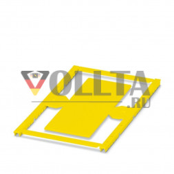 Phoenix Contact 0803133 UCT-PMP (90X38) YE желтая немаркированная защелкивающаяся этикетка